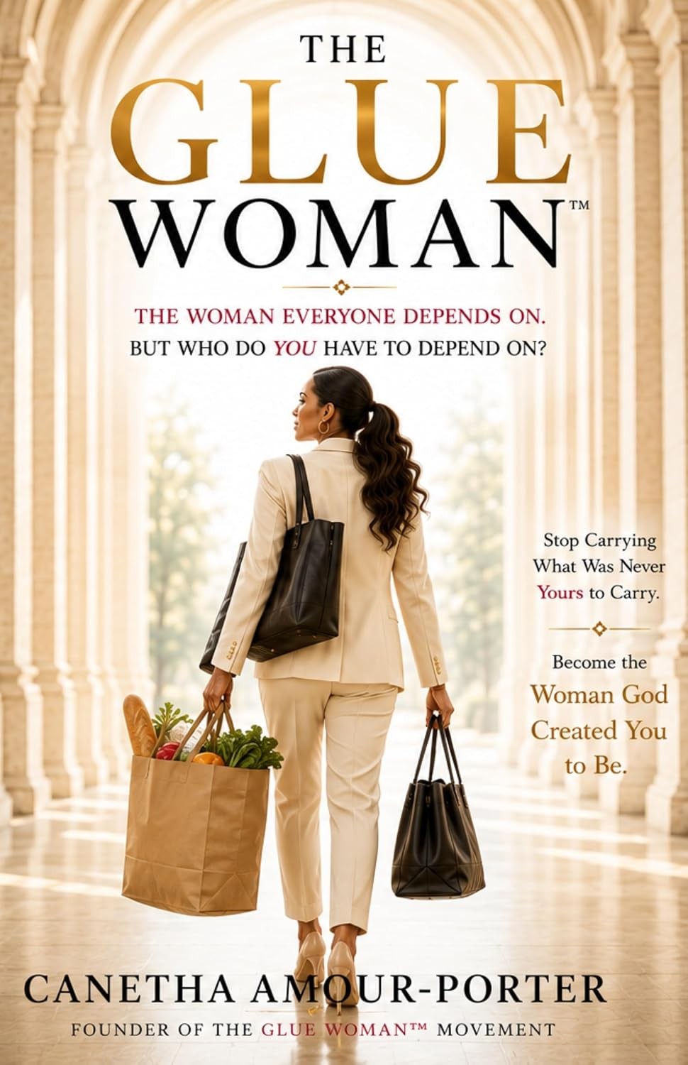 The Glue Woman book cover by Canetha Amour-Porter